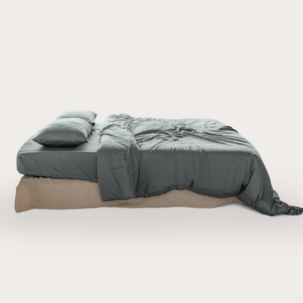 Charcoal Eucalyptus Duvet Cover Set (3 pcs)