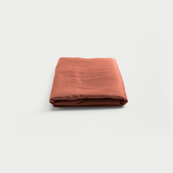 Clay Linen Fitted Sheet