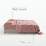 Fawn Linen Duvet Cover Set (3 pcs)