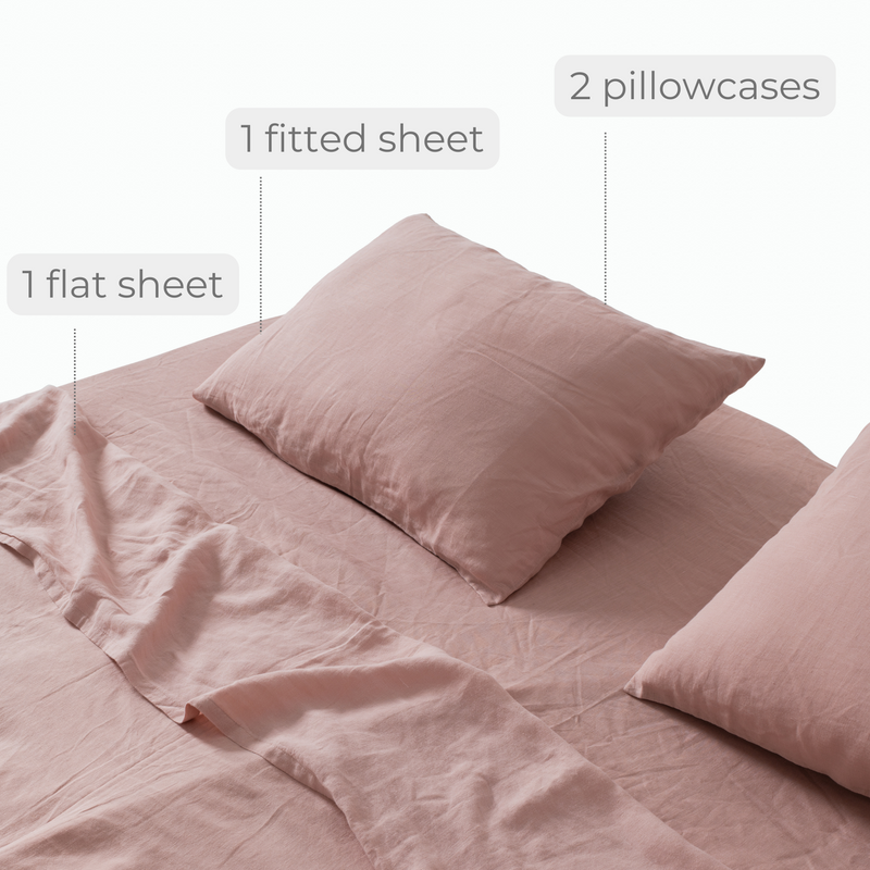Fawn Linen Sheet Set (4 pcs)