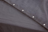 Charcoal Linen Duvet Cover