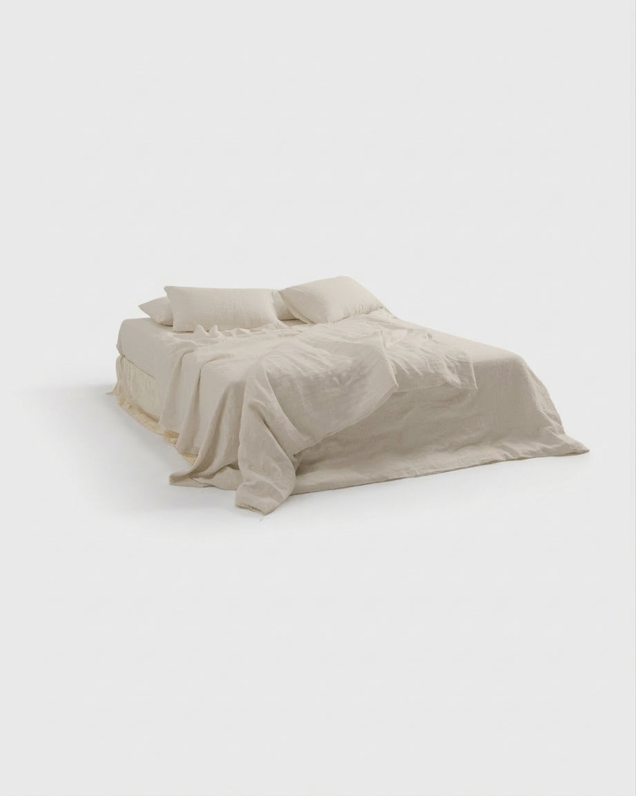 Flax Linen Bedding Set (4 pcs)