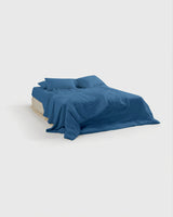 Indigo Linen Bedding Set (4 pcs)