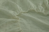 Sage Linen Fitted Sheet