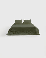 Cedar Green Linen Bedding Set (4 pcs)