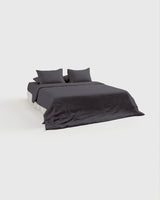 Charcoal Linen Bedding Set (4 pcs)