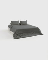 Smoke Linen Bedding Set (4 pcs)