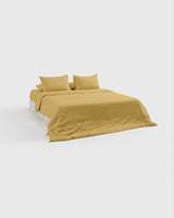 Walnut Linen Duvet Cover Set (3 pcs)
