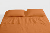 Cinnamon Linen Bedding Set (4 pcs)