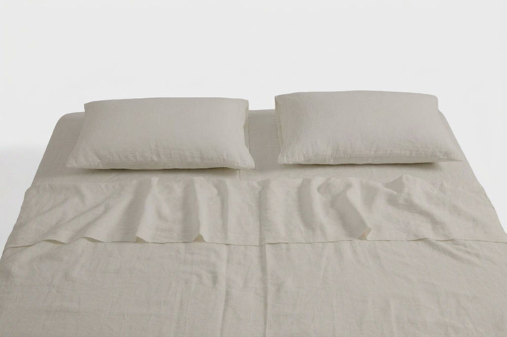 Flax Linen Fitted Sheet Set (3 pcs)