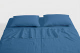 Indigo Linen Sheet Set (4 pcs)