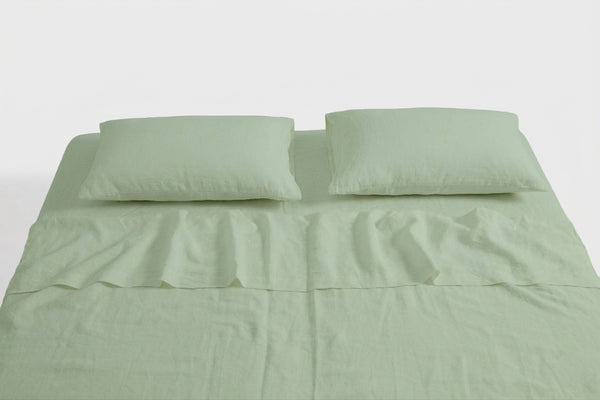 Sage Linen Sheet Set (4 pcs)