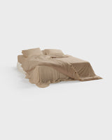 Latte Organic Cotton Bedding Set (4 pcs)