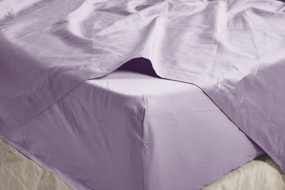 Lavender Organic Cotton Flat Sheet