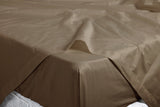 Mocha Organic Cotton Flat Sheet