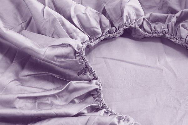 Lavender Organic Cotton Fitted Sheet Set (3 pcs)