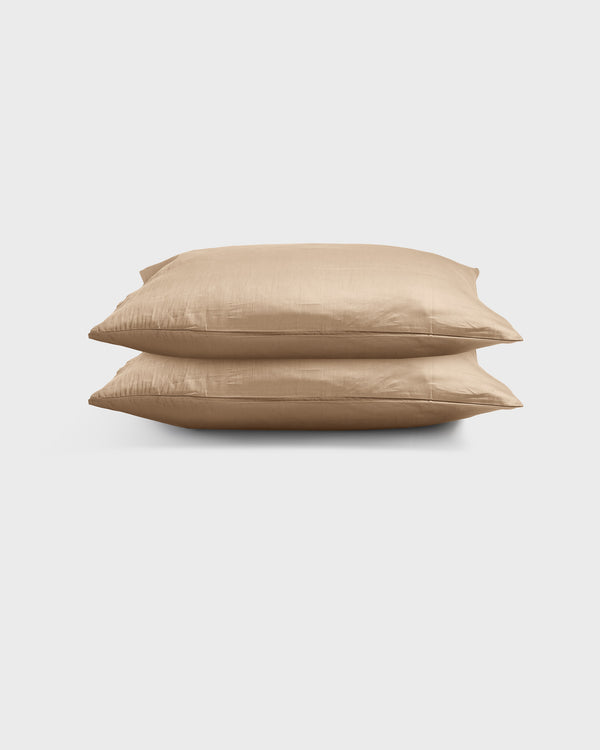 Latte Organic Cotton Pillowcases Set (2 pcs)