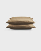 Mocha Organic Cotton Pillowcases Set (2 pcs)