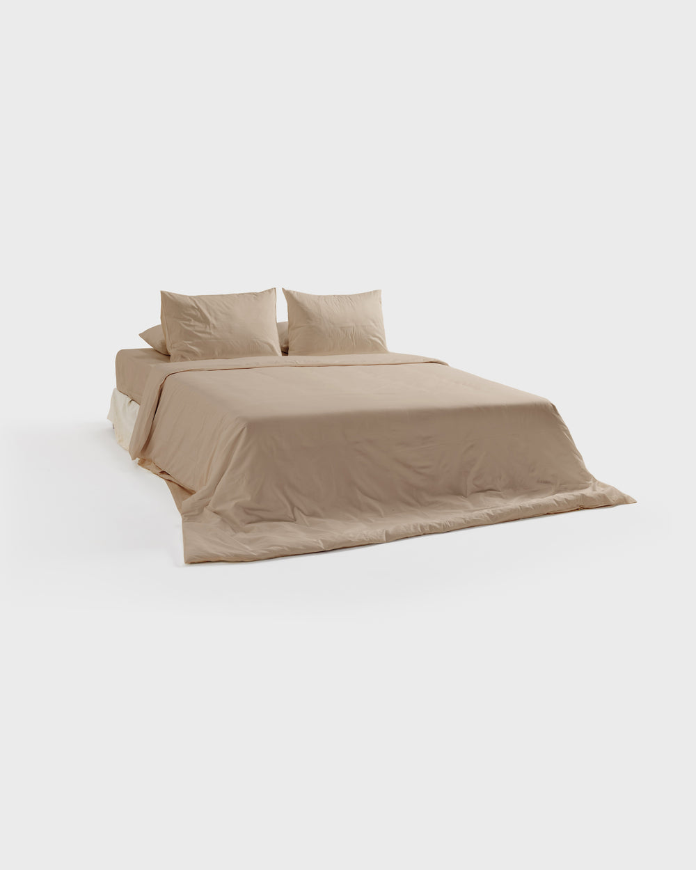 Latte Organic Cotton Duvet Cover Set (3 pcs)