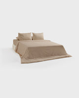 Latte Organic Cotton Bedding Set (4 pcs)