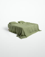 Sage Linen Fitted Sheet