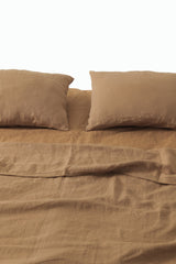 Walnut Linen Bedding Set (4 pcs)