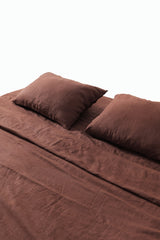 Wood Linen Bedding Set (4 pcs)