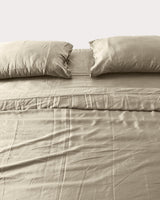 Cream Eucalyptus Sheet Set (4 pcs)