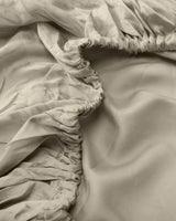 Cream Eucalyptus Fitted Sheet Set (3 pcs)