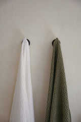 Waffle Linen Bath Towel Set - 2pcs (180x100cm)