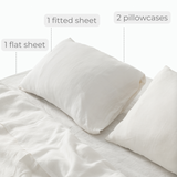 White Linen Sheet Set (4 pcs)