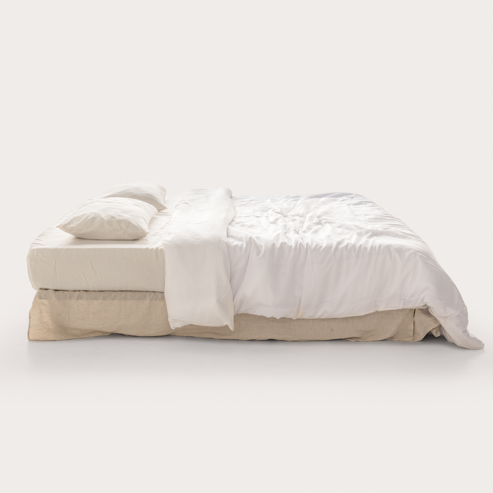 White Eucalyptus Fitted Sheet
