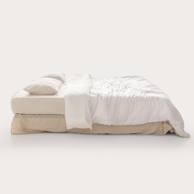 White Eucalyptus Fitted Sheet