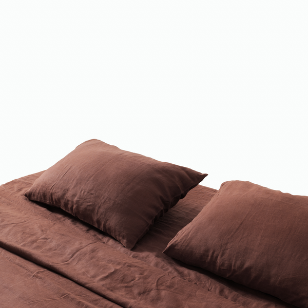 Wood Linen Sheet Set (4 pcs)