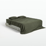 Cedar Green Linen Bedding Set (4 pcs)