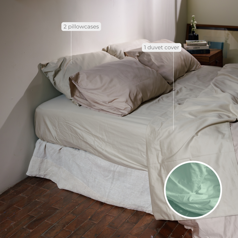 Chamomile Organic Cotton Duvet Cover Set (3 pcs)