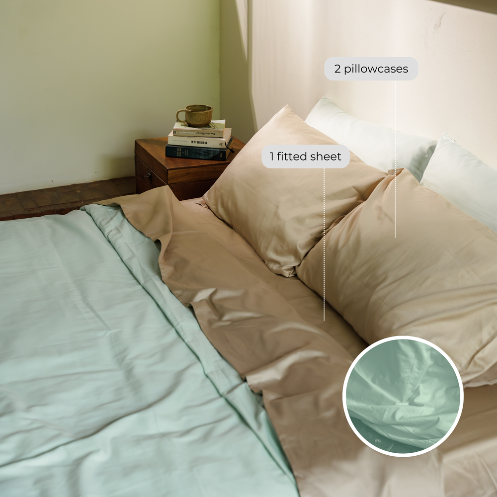 Chamomile Organic Cotton Fitted Sheet Set (3 pcs)