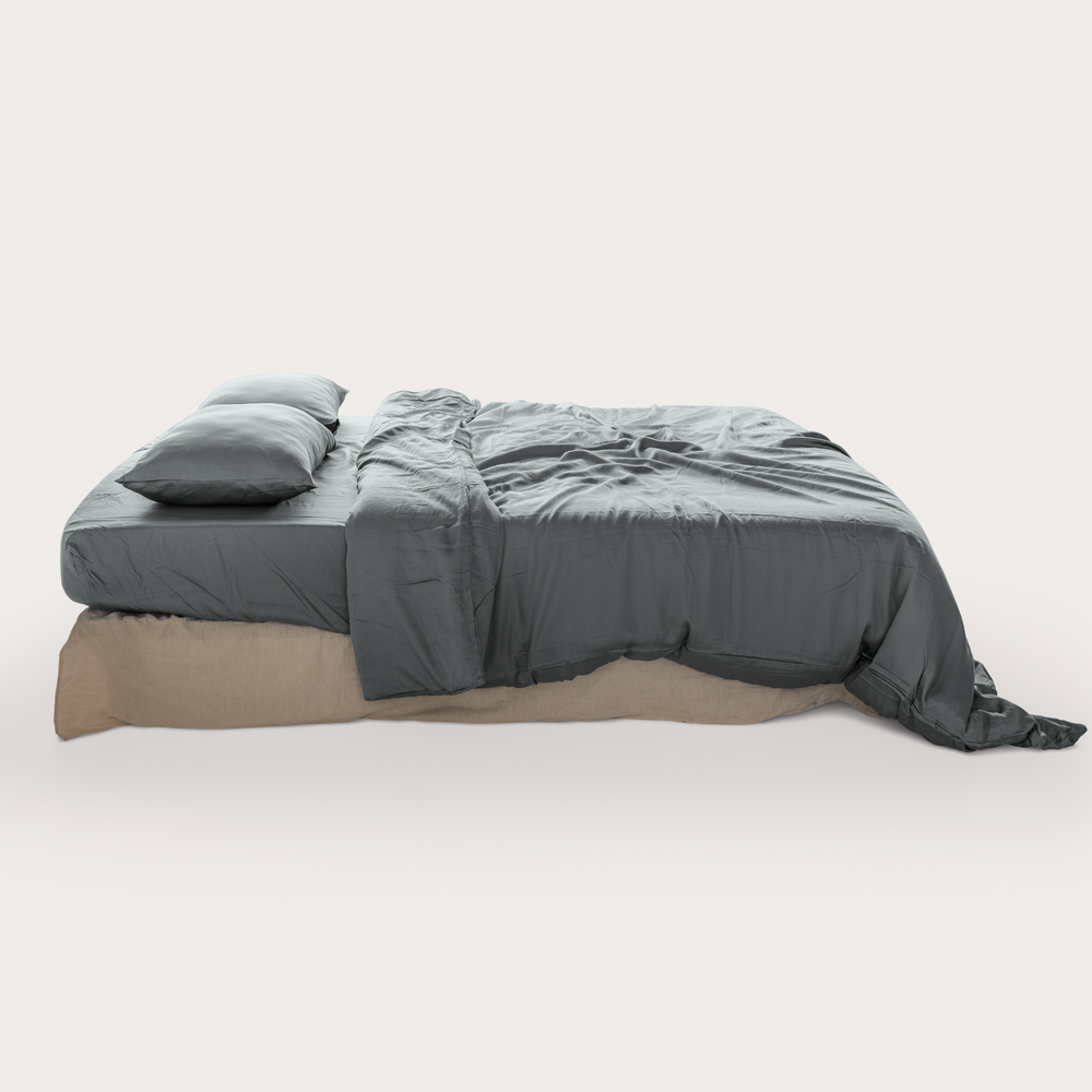Charcoal Eucalyptus Pillowcases Set (2 pcs)