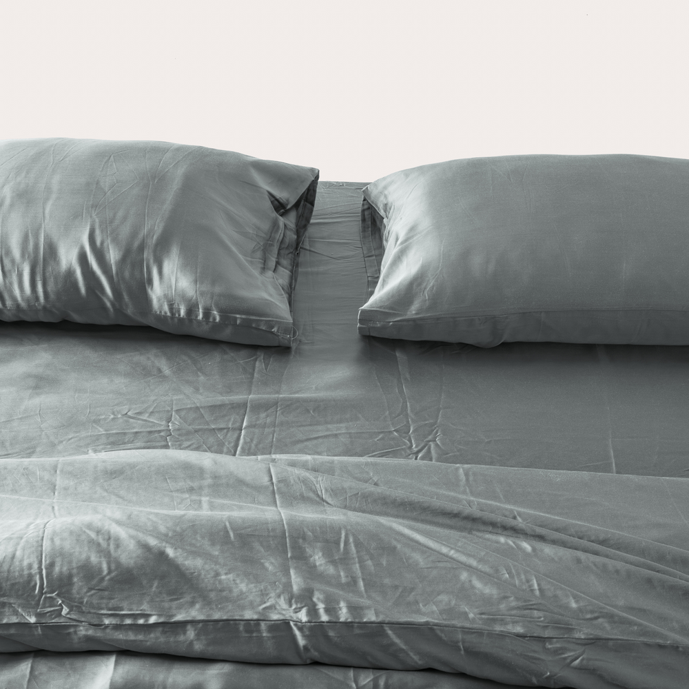Charcoal Eucalyptus Pillowcases Set (2 pcs)