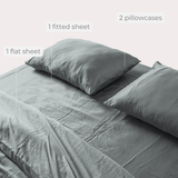 Charcoal Eucalyptus Sheet Set (4 pcs)