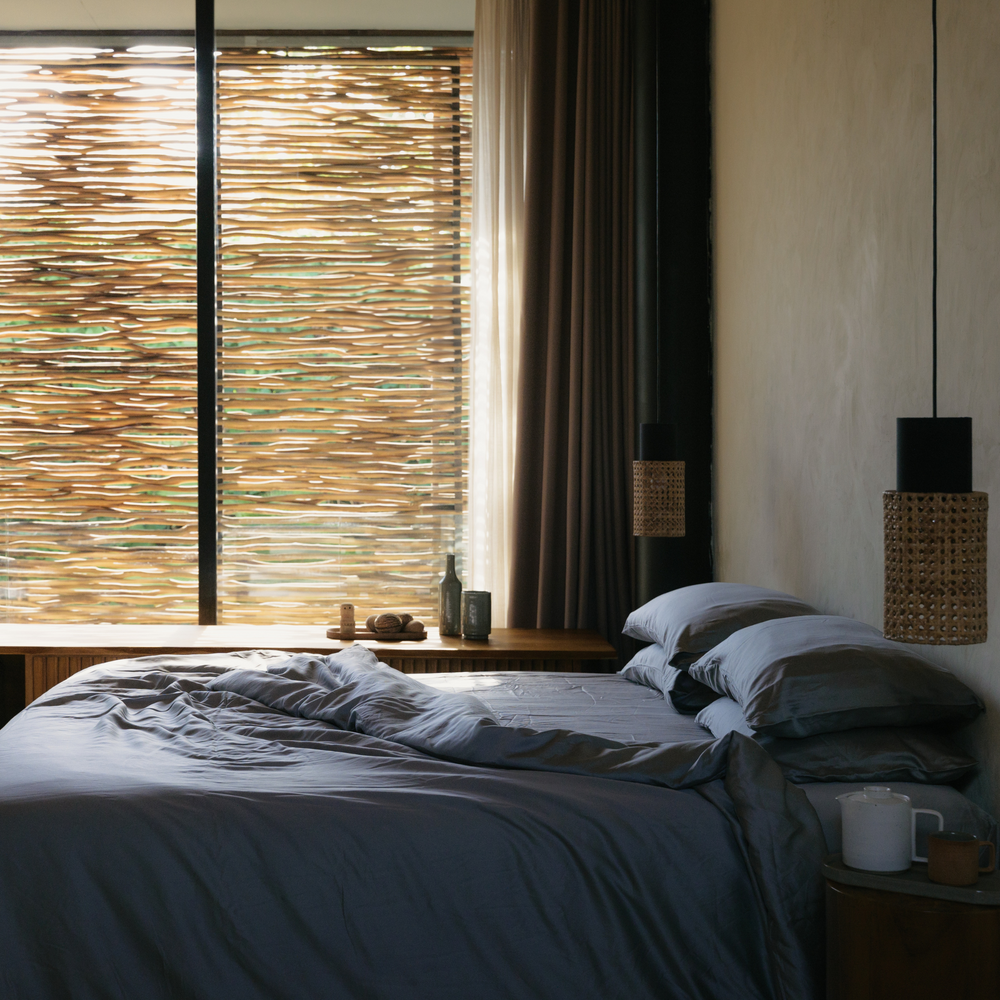 Charcoal Eucalyptus Duvet Cover Set (3 pcs)