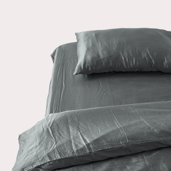 Charcoal Eucalyptus Fitted Sheet Set (3 pcs)