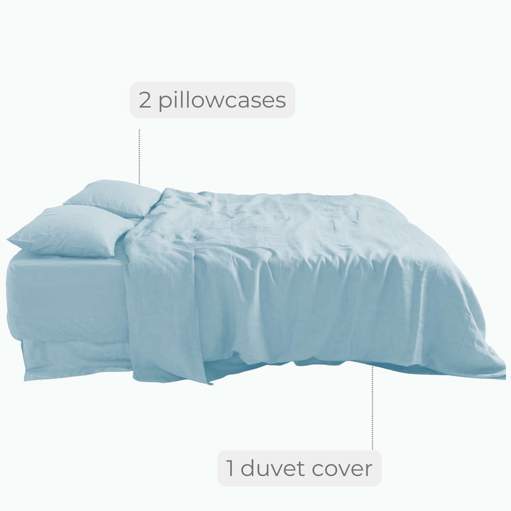 Coast Linen Duvet Cover Set (3 pcs)