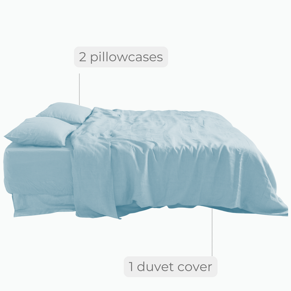 Coast Linen Duvet Cover Set (3 pcs)