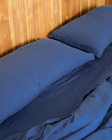 Buy Indigo Linen Duvet Cover