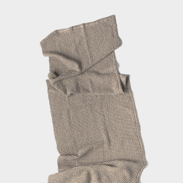Flax Linen Waffle Bath Towel