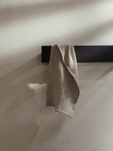 Flax Linen Waffle Bath Towel Set (2 pcs)