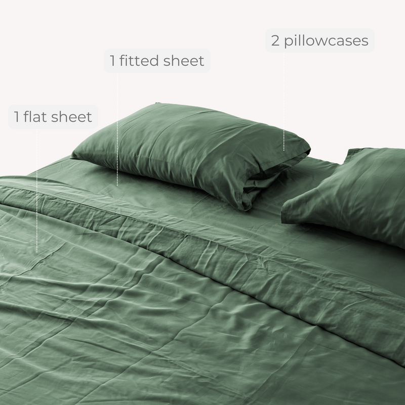 Forest Eucalyptus Sheet Set (4 pcs)