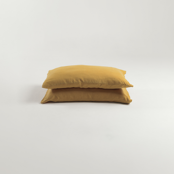 Honey Linen Pillowcases Set (2 pcs)