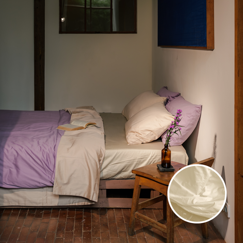 Ivory Organic Cotton Bedding Set (4 pcs)